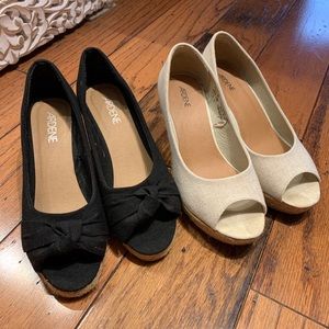 Women’s Wedge Sandals ($15 each)